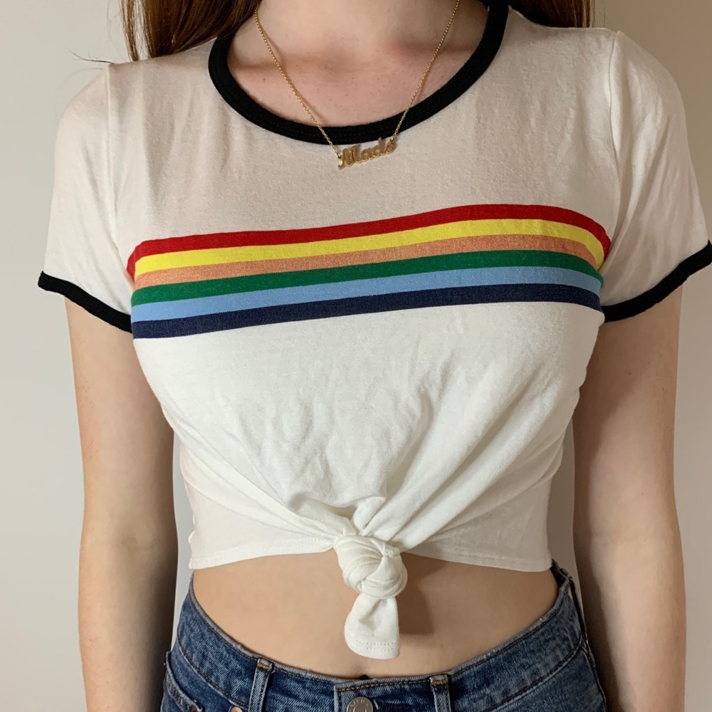 Rainbow tee